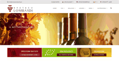 Desktop Screenshot of enotecalombardi.com